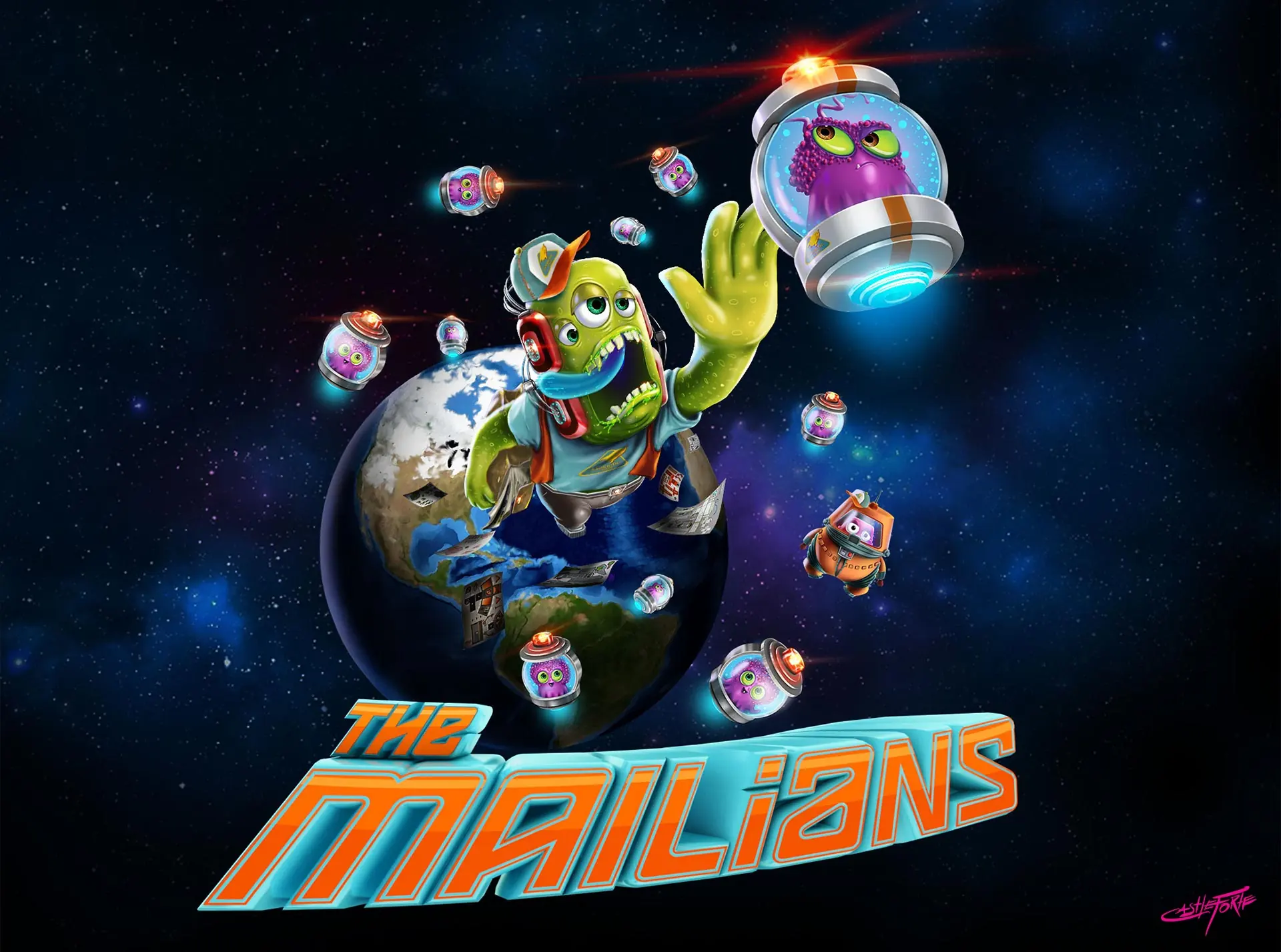 Original Mailians characters and world artwork