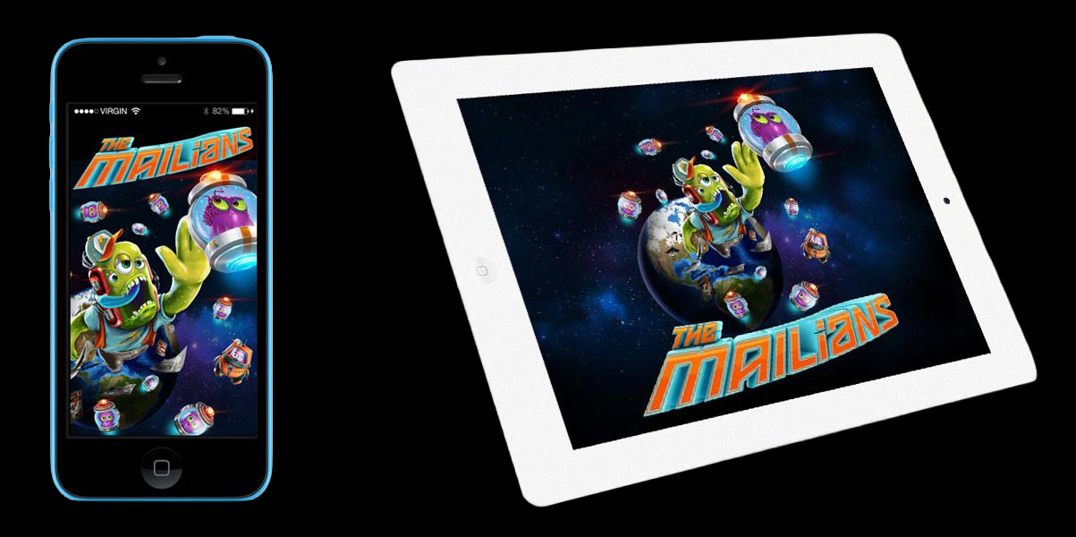 Mailians app running on iPad and iPhone