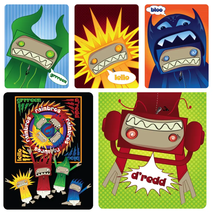 Rainbros characters