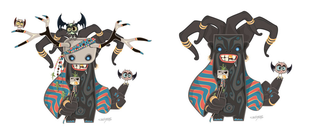 VooDood character line-up