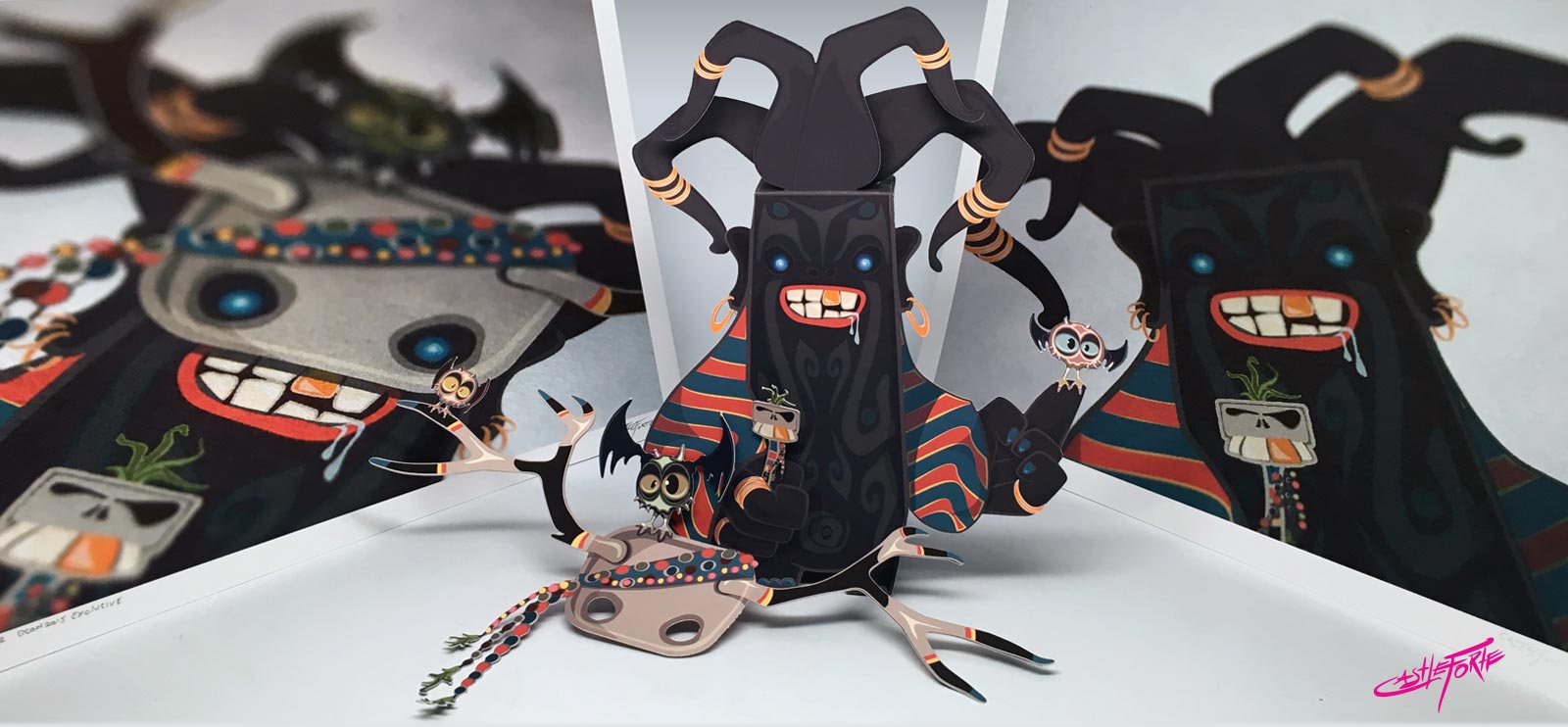 VooDood paper toy feature