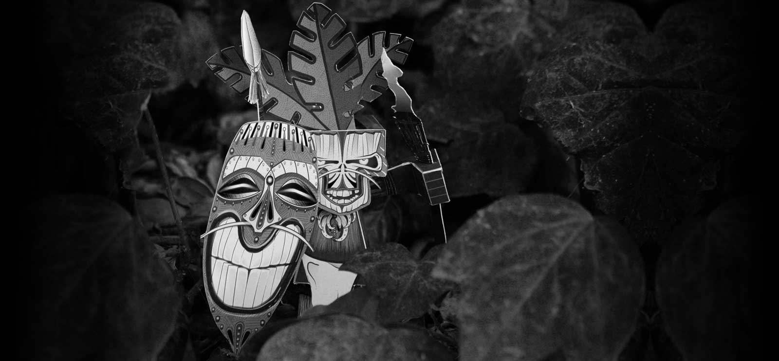 Freaky Tiki paper toy