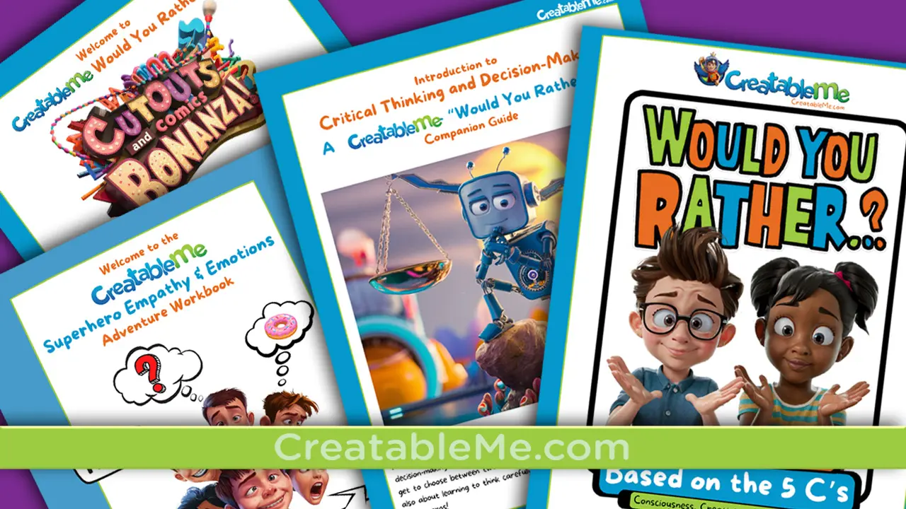 CreatableMe 5 C’s resource pack materials