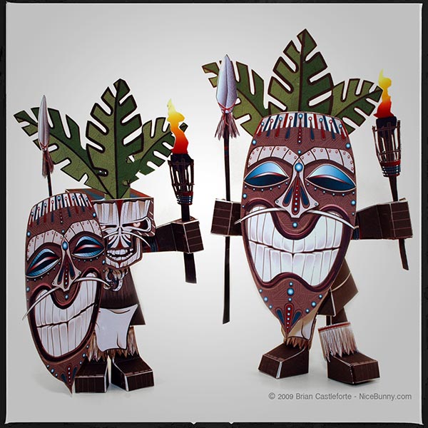 Paper toy model from Urban Paper