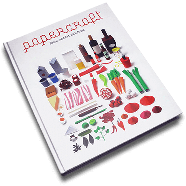 Papercraft book cover